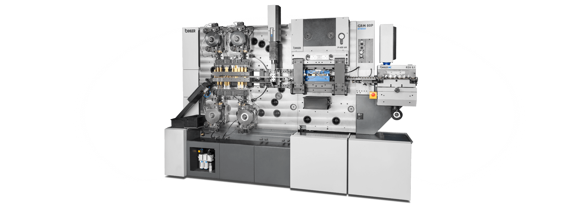 DÉCOUPEUSE-CAMBREUSE AUTOMATIQUE GRM 80P HYBRID BIHLER (PIÈCES DÉCOUPÉES-CAMBRÉES, SOUS-GROUPES)