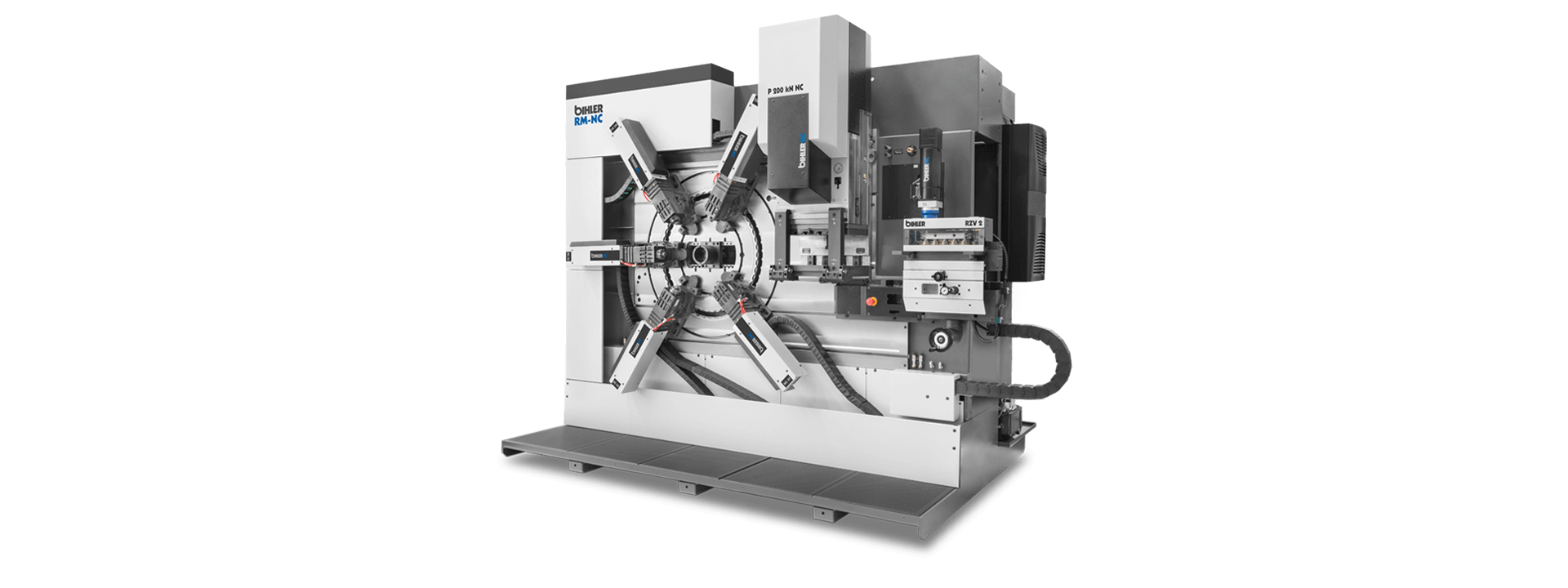 SERVO STAMPING AND FORMING MACHINE RM-NC (MULTI-SLIDE MACHINE)